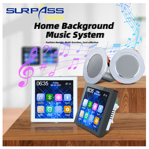 Surpass-sistema de Audio multihabitación, amplificador de pared con pantalla táctil, diente azul, altavoz de techo de 3 pulgadas para sistema de sonido envolvente - Product Image 6