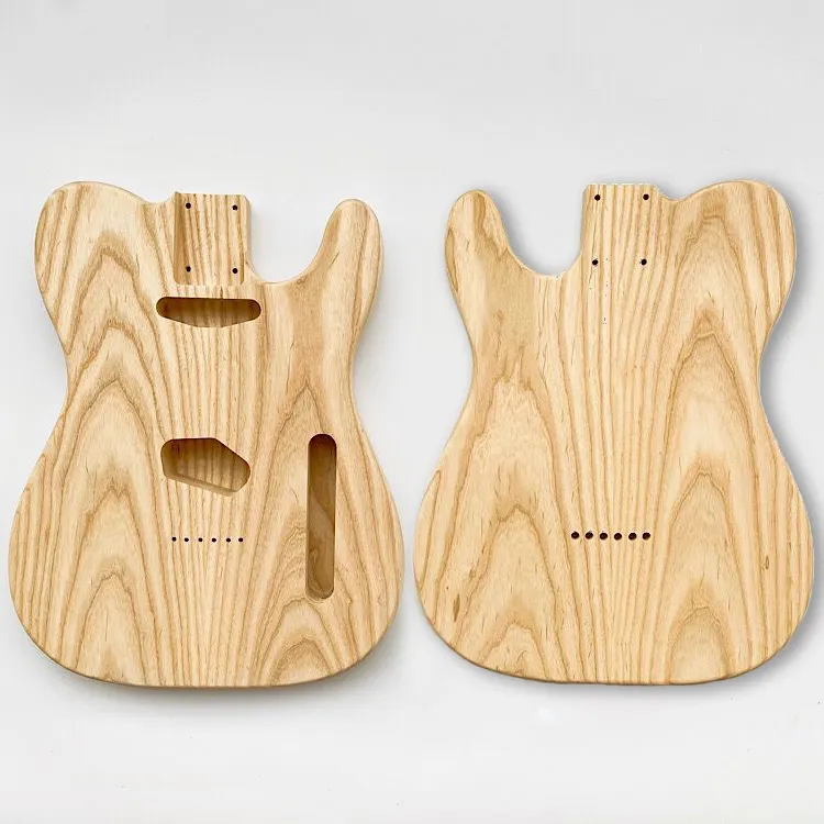 Fabrik preis Blank E-Gitarren körper Lauf Unvollendeter TL Ash Gitarren körper für tl Gitarren sets