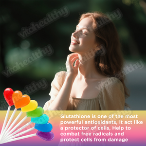 Vitahealthy OEM/ODM Thương hiệu Mới Glutathione <span class=keywords><strong>Lollipop</strong></span> Halal thành phần tự nhiên <span class=keywords><strong>Lollipop</strong></span> cho phụ nữ ngọt ngào kẹo Glutathione <span class=keywords><strong>Lollipop</strong></span> - Product Image 6