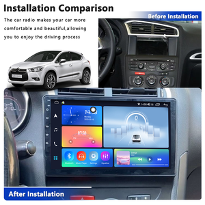 Meihua 8-Core Car Stereo with GPS Navigation Touch Screen RCA Cable Compatible with <strong>Citroen</strong> C4L 2013-2016 DVD Player Model <strong>C4</strong> - Product Image 4