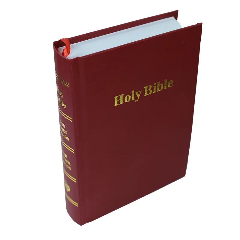 Tamanho pequeno kjv bíblias de baixa queda e bronzear tampa rígida holy bíblia