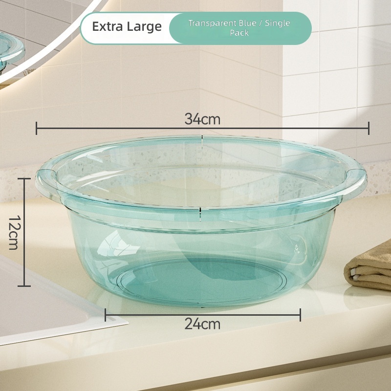 Transparent blue-extra large