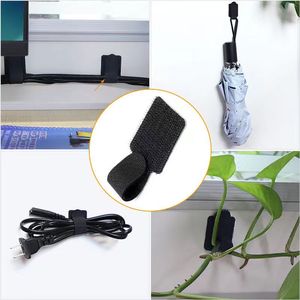 Factory Support Customized Colorful Nylon <strong>Hook</strong> <strong>and</strong> <strong>Loop</strong> with Sticky Glue Adhesive Back to Back Cable Tie - Product Image 4