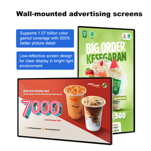 Perakende mağazaları için yerleşik oyuncu ve bulut yönetimi ile Premium 13.3 inç IPS LCD reklam ekranı - Product Image 3