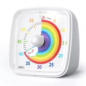 Yunbaoit Timer per conto alla rovescia visivo magnetico da 60 minuti per bambini studio in aula con Timer di Pomodoro in plastica per oggetti da cucina - Product Image 4