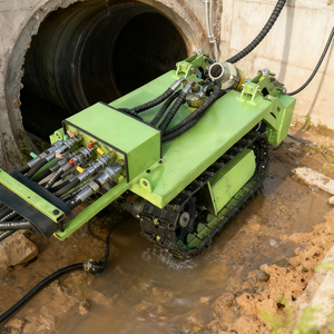 Быстро разборный высокоэффективный робот для дноуглубительных работ с двигателем и редуктором для очистки городских трубопроводов, производительность 200 м/ч - Product Image 3