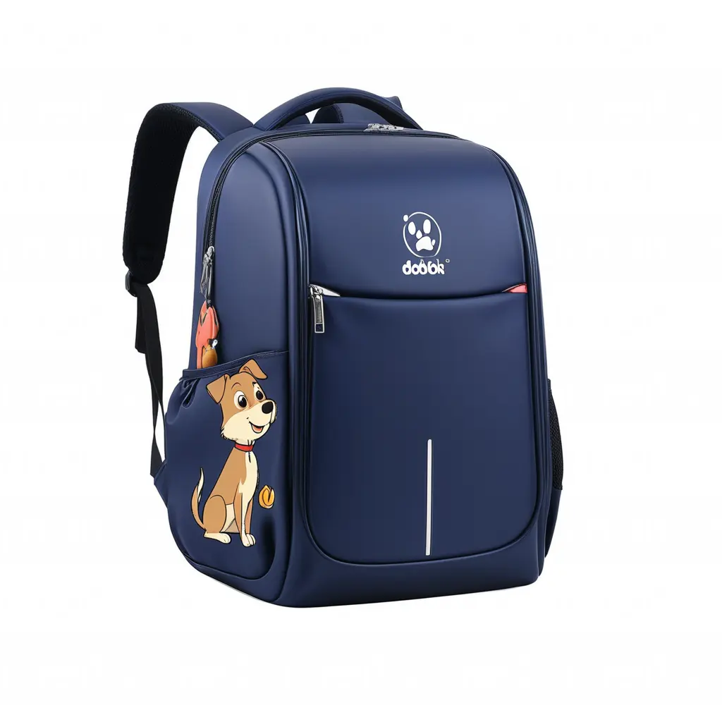Nuova borsa di scuola del fumetto del modello del cane della borsa di scuola dei bambini di moda zaino conveniente per la borsa di viaggio dei bambini per i bambini