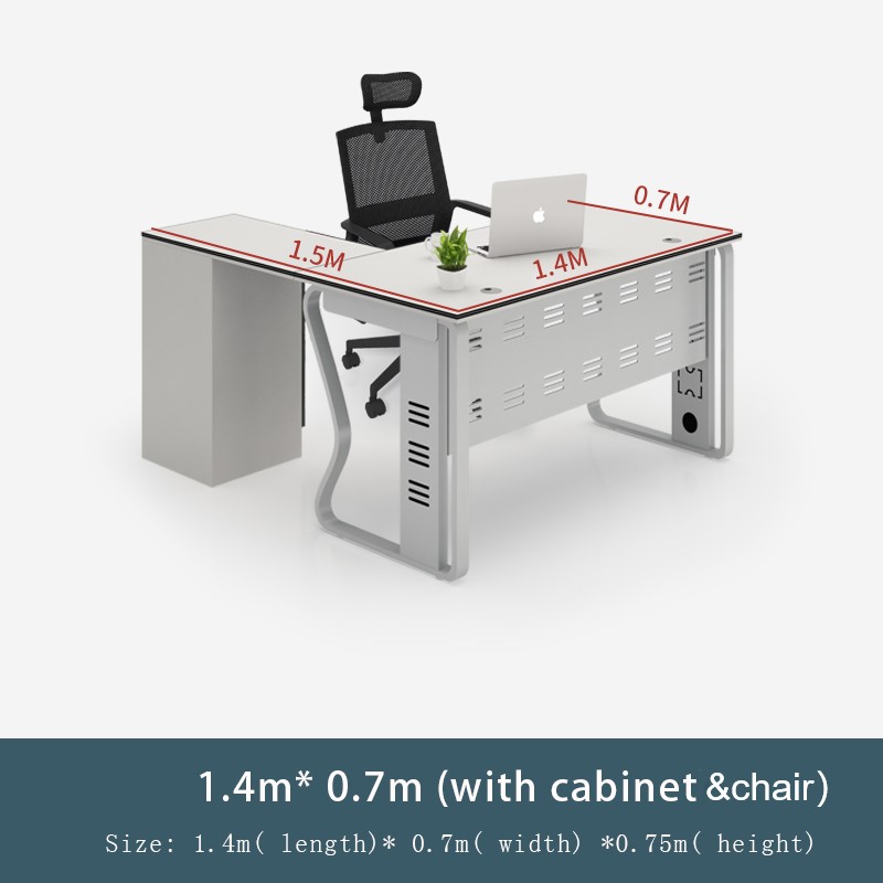 โต๊ะ + ลิ้นชัก + เก้าอี้ขนาด1.4ม.