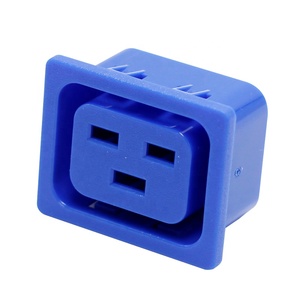 Industrial <strong>IEC</strong> <strong>Connector</strong> EN60320 C19 <strong>Input</strong> Outlet BS-C19 PDU Socket with 20A Rated Current Plug and Socket Type - Product Image 1