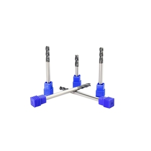 ECLカスタマイズ4フルートCNCフライスカッターツールHRC 55 ° HRC60 ° 鋼とステンレス鋼用炭化タングステンコーナー半径 - Product Image 1