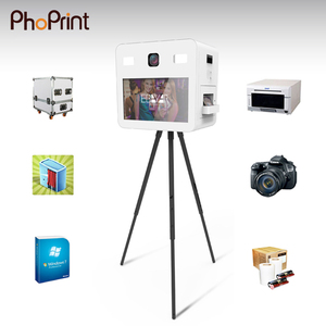 High Quality <strong>Photo</strong> Booth Price With Portable Design and Printer Built-in Inside the Box - Product Image 3