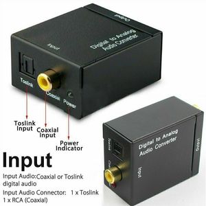Analog <strong>RCA</strong> L/R to <strong>Digital</strong> <strong>Optical</strong> Coaxial Toslink <strong>Optical</strong> Coaxial Toslink Adapter <strong>Digital</strong> to Analog - Product Image 4