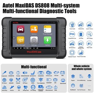 Autel MaxiDAS DS808K Tablet-Diagnose tool Vollständiger Satz Unterstützung Injektor codierung und Schlüssel codierung ABS SRS EPB Öl-Reset PK DS808 DS708 - Product Image 2