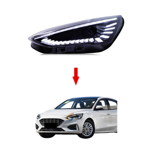 XT Upgrade for Ford Focus 2018-2023 <strong>LED</strong> <strong>Hawkeye</strong> Design Bifocal Lens Front Light Head Lamp Head Light Assembly Plug and Play - Product Image 1