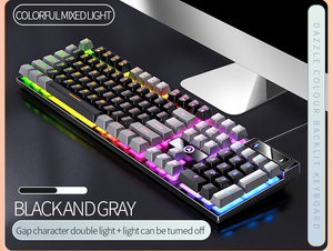 Teclado con cable K500 de color personalizado lavable para juegos RGB teclado para jugadores teclado con cable para ordenador - Product Image 2
