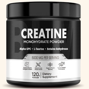 BLM destek Logo etiketi özelleştirme kreatin monohidrat tozu Unflavored kreatin tozu - Product Image 1