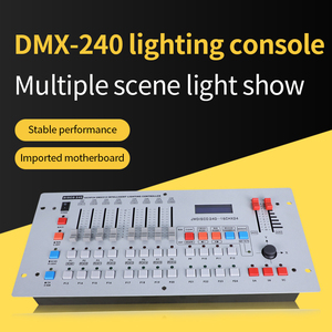 DMX controller dmx512 in Dimmers dj ausrüstung controller dmx512 decoder bühne RGB LED licht DMX controller 8 Channel fader 240 - Product Image 3