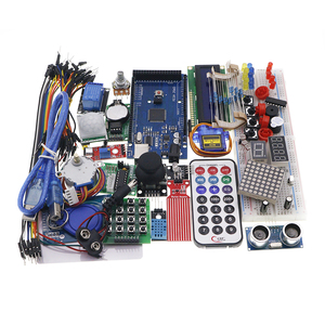 Spedizione gratuita mega 2560 r3 starter kit motore servo RFID ad ultrasuoni RFID relè LCD per arduino