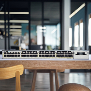 Yüksek kaliteli CSC 3750X serisi 48 port veri IP tabanı yönetilen istiflenebilir SNMP QoS Ethernet anahtarı WS-C3750X-48T-S - Product Image 5