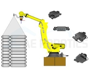 CameraT-300 3D de luz de alta precisión para escaneo de estructura, detección de rango y defectos de varios objetos finos