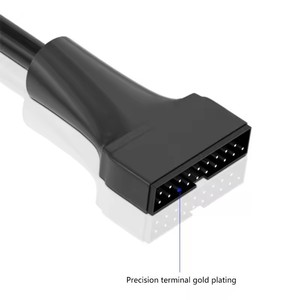 USB至USB 2.0主板适配器电缆，用于前面板连接19/20Pin至9 Pin公母电缆 - Product Image 5