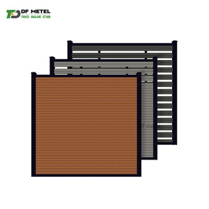 MDF WPC co-đùn vườn Composite ngoài trời riêng tư hàng rào lưới mắt cáo cửa - Product Image 5