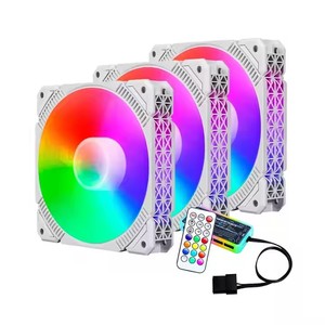 <strong>High</strong> <strong>Performance</strong> 120mm Pc Case Rgb Cooling Cooler Computer Gaming CPU Exhaust Fan With Remote <strong>Controller</strong> for Gamer