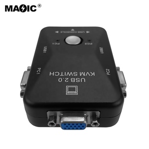 新着USBKVMスイッチ2ポートUSB2.0VGAスプリッタープリンターマウスキーボードビデオUSBスイッチャー - Product Image 4
