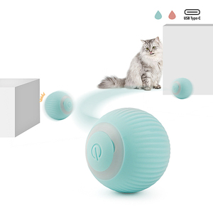 Juguete eléctrico automático para gatos, juguete inteligente de silicona para mascotas, con hierba gatera, gran oferta de fábrica - Product Image 1
