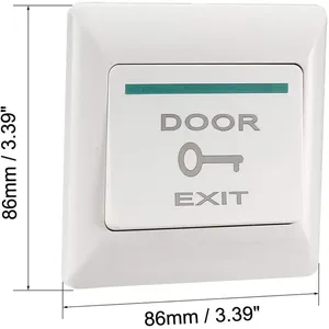 Interruttore di rilascio del pulsante di uscita della porta per blocco elettronico della porta nessun interruttore di blocco - Product Image 5