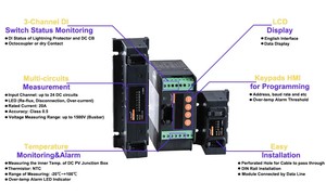 ソーラーAGF-M8T単相ソーラーパワーメーターDC 1000VソーラーストリングモニタリングユニットRS485ソーラーシステム用 - Product Image 5