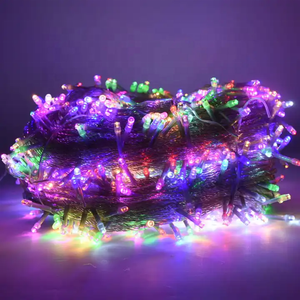 ไฟสาย LED สีสันสดใส30เมตร50เมตร100เมตร, สายไฟประดับต้นคริสต์มาสแบบเสียบกันน้ำได้ - Product Image 2