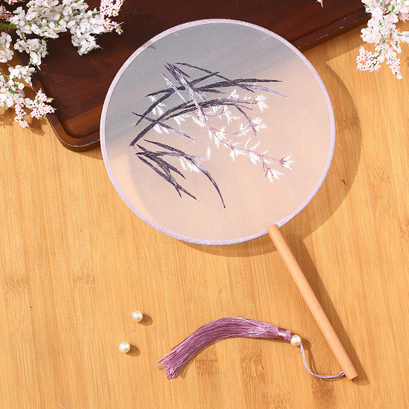 Orchidée violette-A