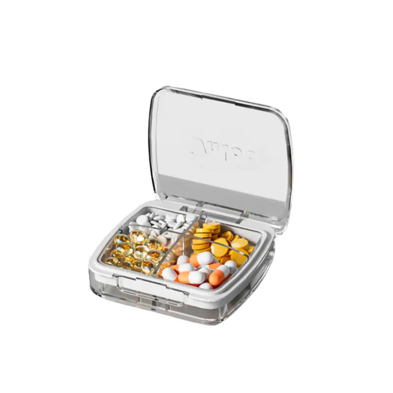 Hot Sale Medicine Organizer Medicine Travel Pil Box Pil Case 4 Raster