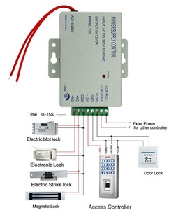 电源制造商12V5A UPS门禁系统电源金属盒门禁UPS电源 - Product Image 6
