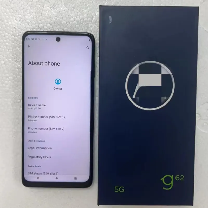 Nuevo modelo de conjunto completo de segunda mano reacondicionado 5C celulares teléfono celular para Motorola G62