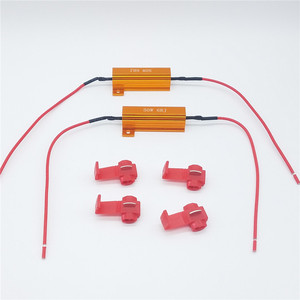 12V LED uyarı ışığı iptal yük direnci decode 50W 6RJ araba dönüş sinyal ışıkları Fix hata Canbus yük direnci - Product Image 4