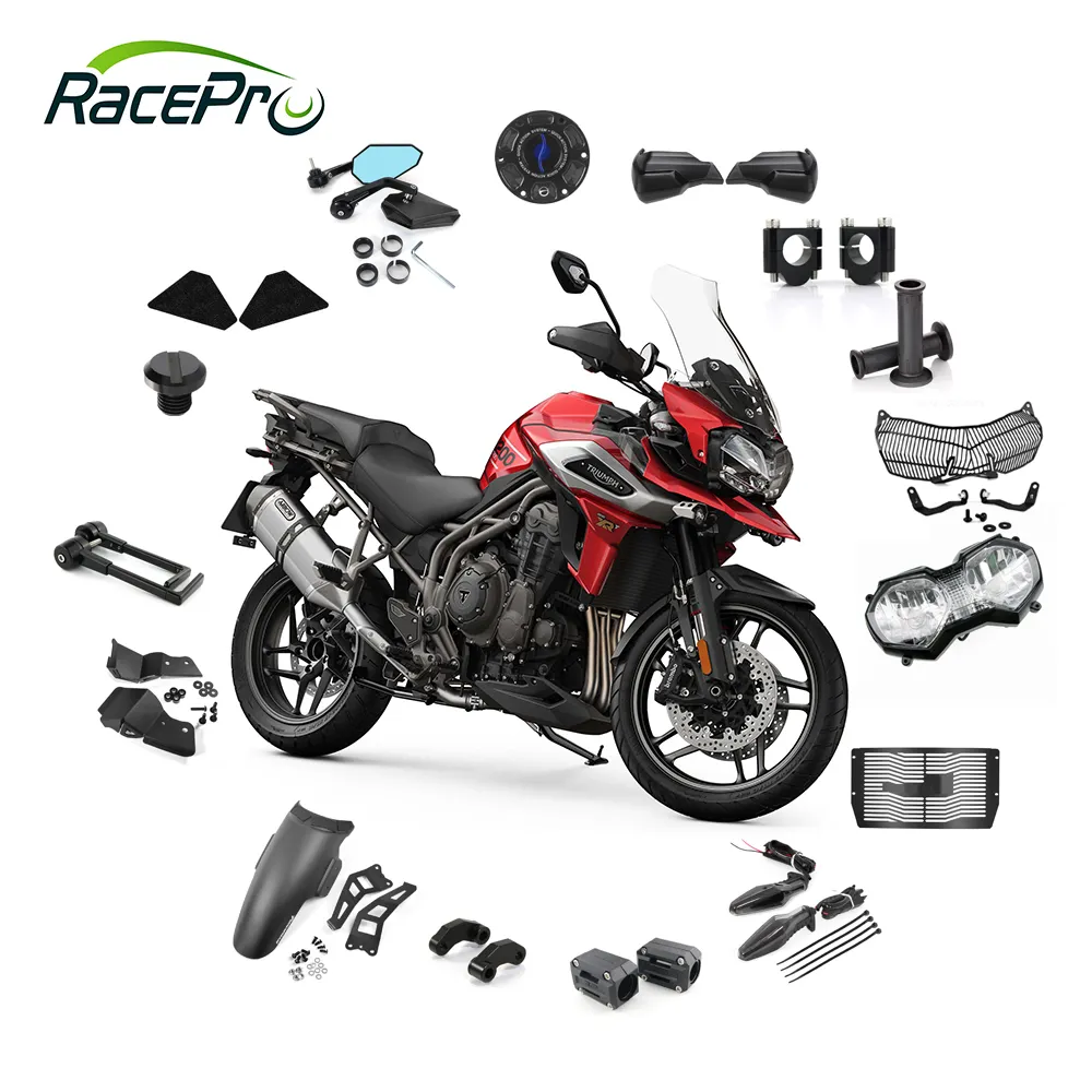 RACEPRO, precio al por mayor, accesorios de alta calidad, piezas personalizadas modificadas para motocicleta, accesorios para Triumph Tiger 1200