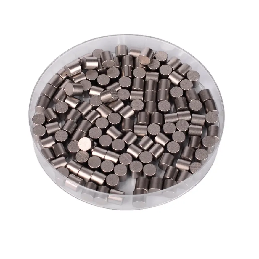 customized 99.99% pure Titanium/Ti evaporation pellets in 3x3mm or 6x6mm