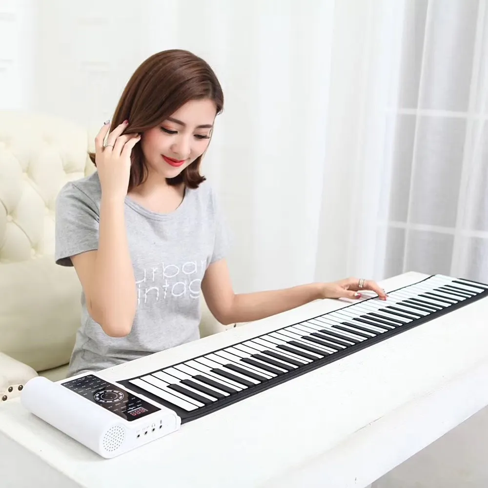 สินค้าใหม่ขายส่งเปียโนไฟฟ้าเครื่องดนตรี 88 คีย์เปียโนคุณภาพดี Built-in Super ฟังก์ชั่น