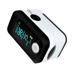 Ngón tay xung Oximeter máu Oxy bão hòa màn hình với báo động, plethysmograph và tưới máu chỉ số - Product Image 2