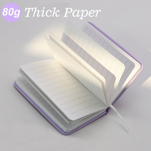 Logo personalizzabile copertina in pelle sintetica taccuino elastico A4 a spirale rilegatura diario/Journal Planner con filo cucito stile stampato - Product Image 5