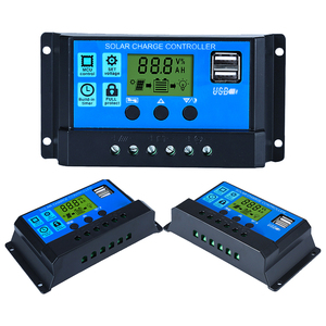 SUYEEGO Smart PWM Solar Panel <strong>Controller</strong> Regulator 24V 12V <strong>DC</strong> to AC <strong>Output</strong> 10A 30A 50A 60A 20A 40A Auto Solar Charger <strong>Controller</strong> - Product Image 1