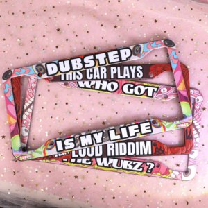 Kim loại tấm giấy phép khung tùy chỉnh logo tấm giấy phép Hợp kim kẽm xe Anime tấm giấy phép khung - Product Image 2