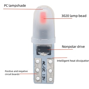 自動車T5計器ランプT5W3W 23014LED計器パネルダッシュボード電球LED