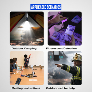 Nuevo 2024 doble cuentas multifunción antorcha lámpara portátil EDC linterna LED linterna antorcha - Product Image 5