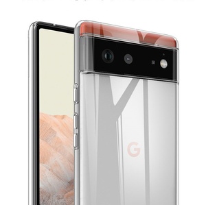 เคส TPU ใสคุณภาพสูงสำหรับ Pixel 6 7 8 9 XL 9A Pro เคสโทรศัพท์สำหรับ Pixel-6Pro เคสฝาครอบ TPU กันกระแทกแบบนิ่ม - Product Image 1