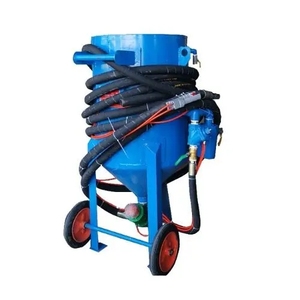 İnşaat için taşınabilir yüksek verimli Metal kumlama makinesi manuel temizleme işlemi aşındırıcı özellikler Motor motoru - Product Image 1