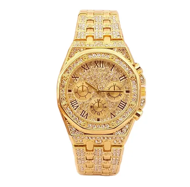 Hot selling stones setting ladies jewelry watch Bling Bling Small Dial Woman Watch Iced Out Quartz Clock Rhinestone Wrist Watch