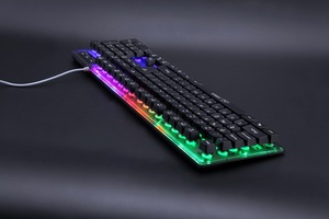 The New LED Colorful <strong>Keyboard</strong> and Mouse Combination Wired USB 104 Keys Ergonomic <strong>Keyboard</strong> Mouse Set Is Suitable for Gamer - Product Image 5